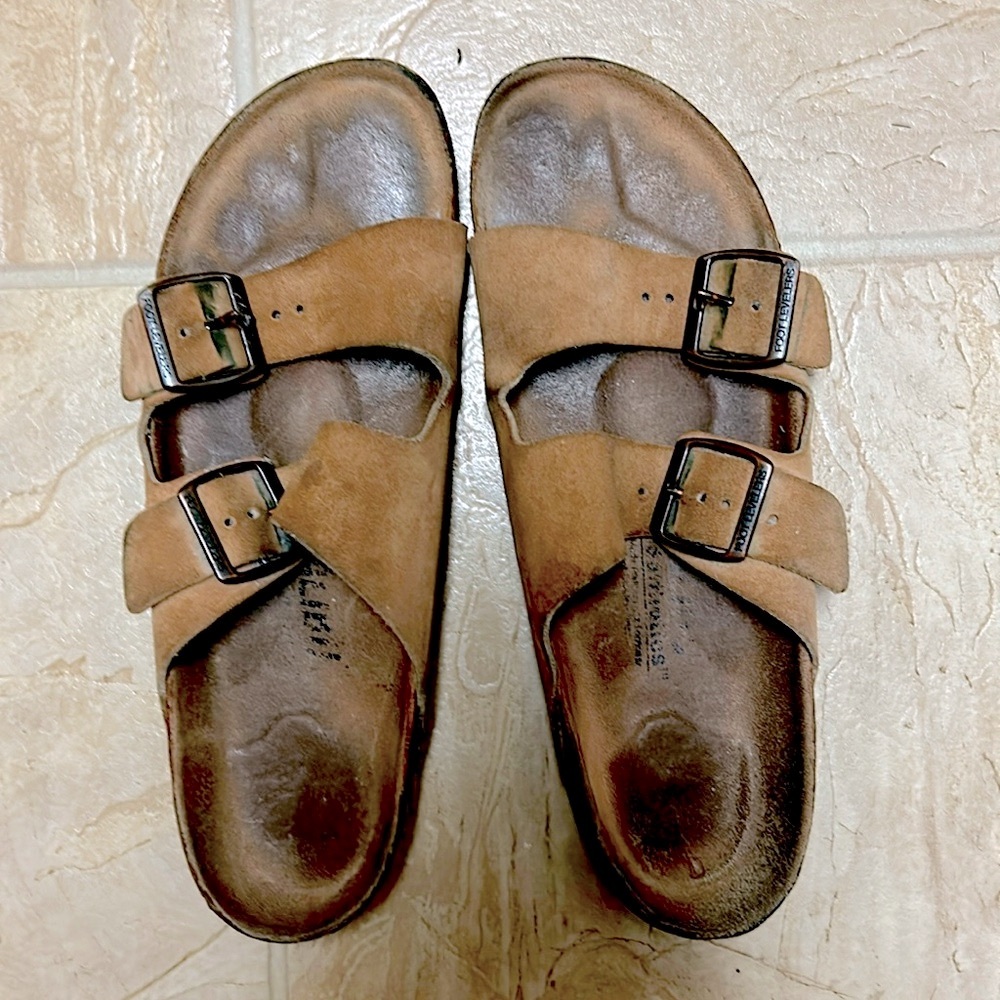 Birkenstock Women's Tan Sandals Sz 41EUR/11US Well Loved.